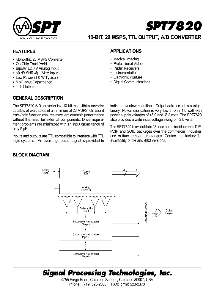 SPT7820AIJ_8634415.PDF Datasheet