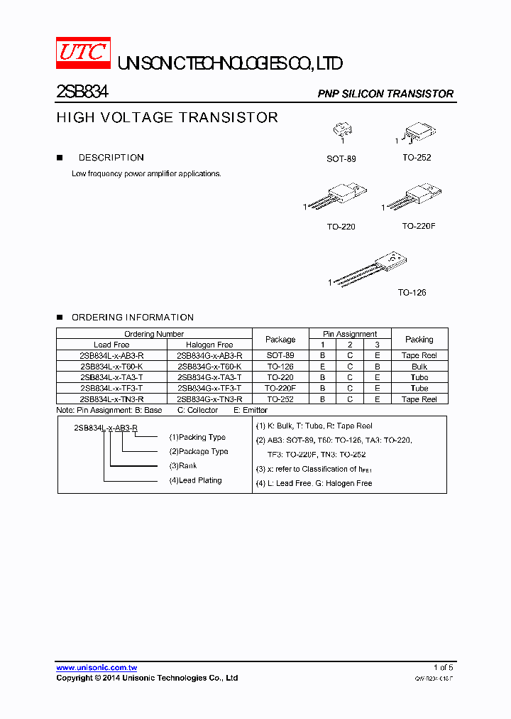 2SB834G-X-AB3-R_8635038.PDF Datasheet