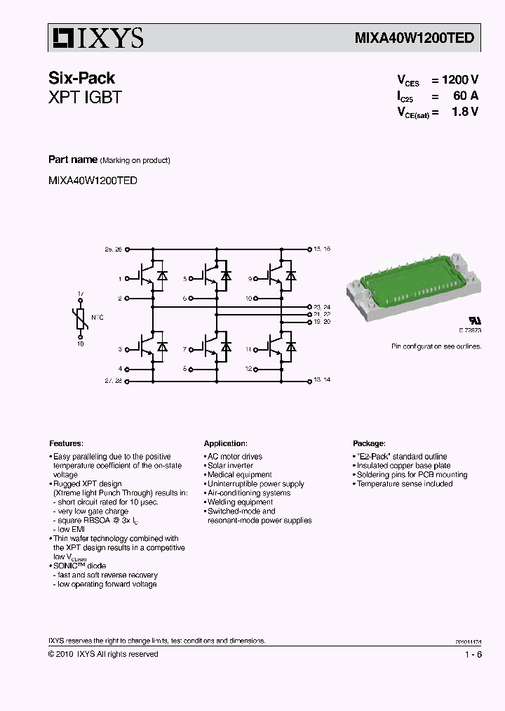 MIXA40W1200TED_8635296.PDF Datasheet
