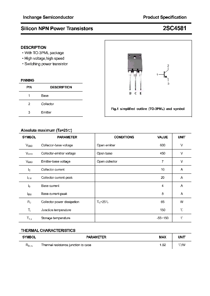 2SC4581_8635307.PDF Datasheet