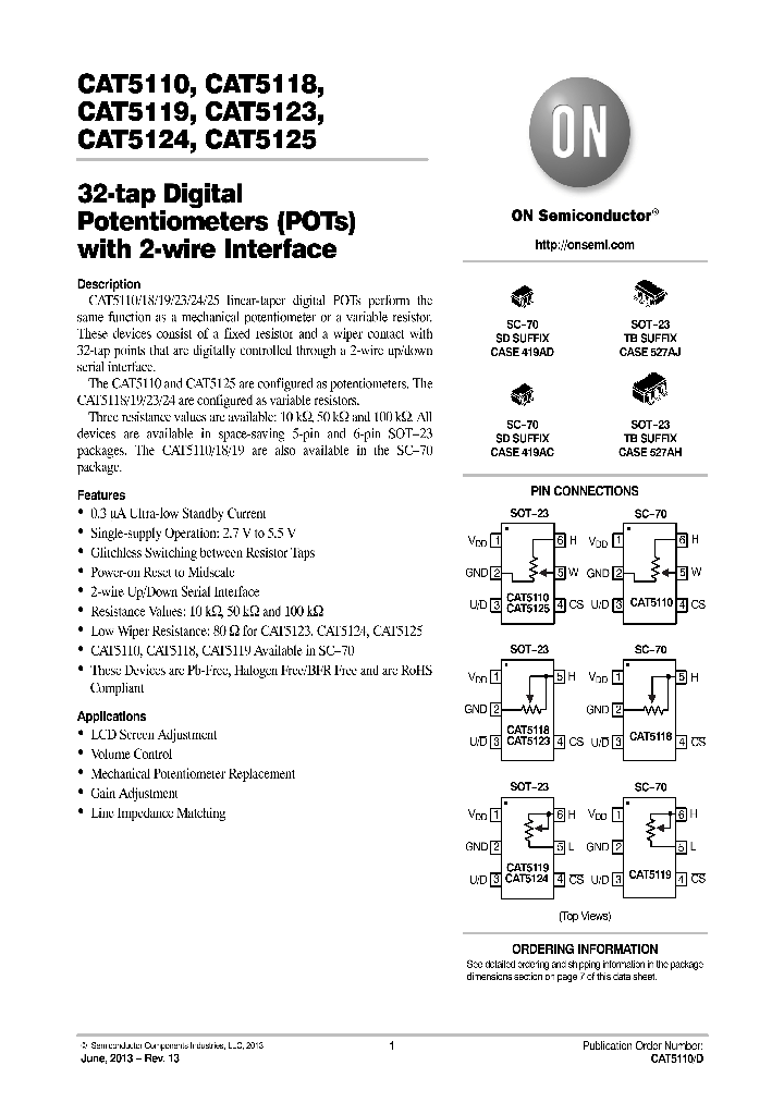 CAT5110SDI-00GT3_8635897.PDF Datasheet