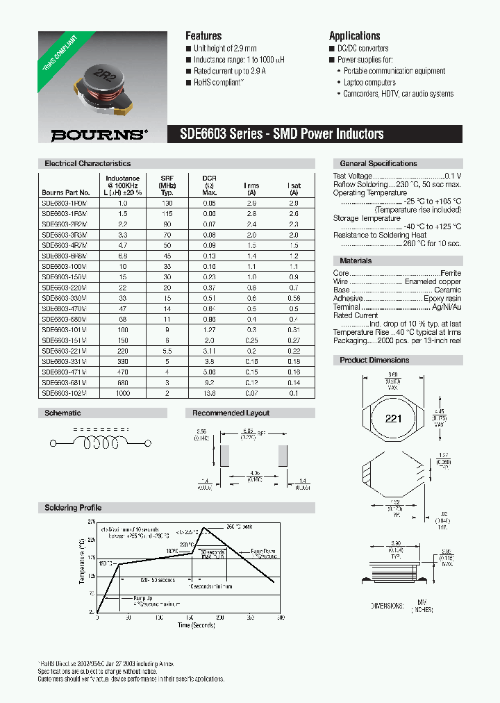 SDE6603-102M_8636584.PDF Datasheet