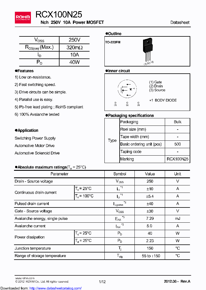 RCX100N25_8636914.PDF Datasheet