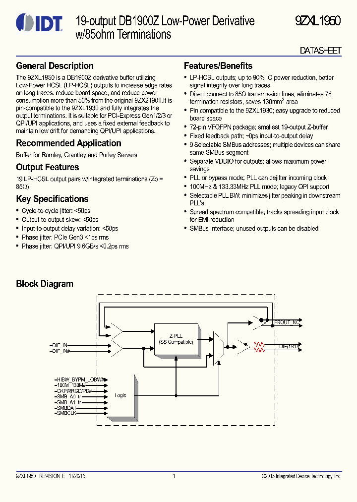 9ZXL1950BKLF_8637795.PDF Datasheet