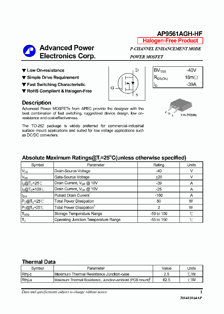 AP9561AGH-HF-16_8638500.PDF Datasheet