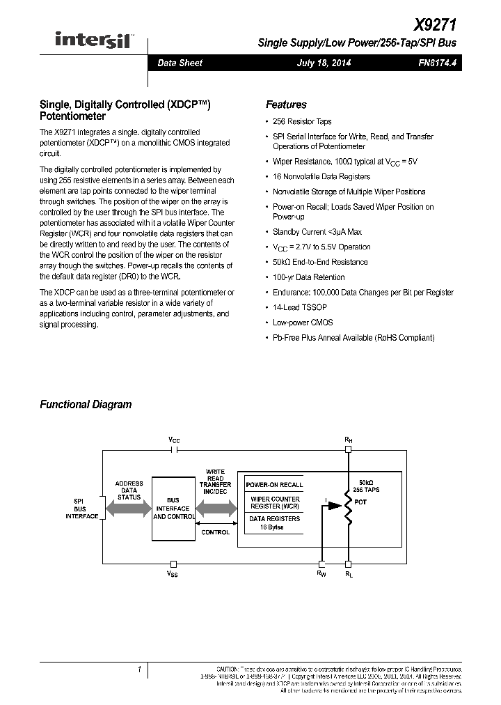 X9271UV14IZ-27T1_8638629.PDF Datasheet