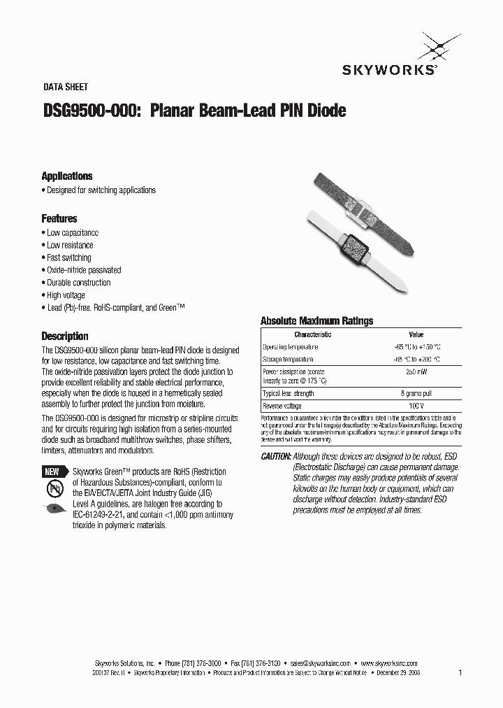 DSG9500-000_8638753.PDF Datasheet
