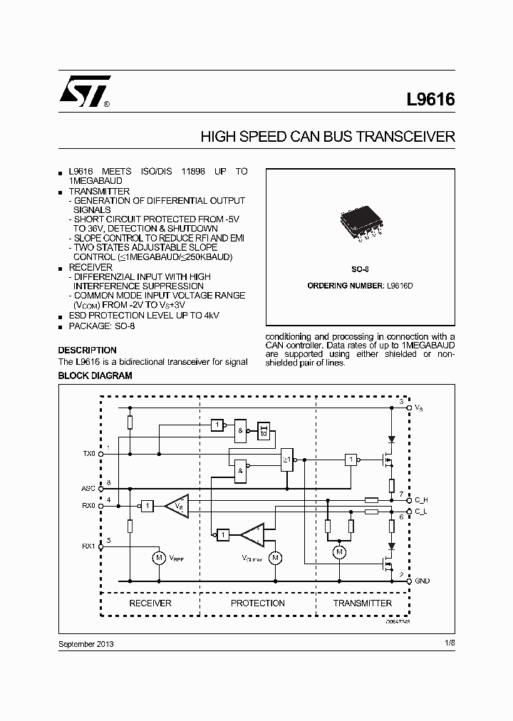 L9616-TR_8638799.PDF Datasheet