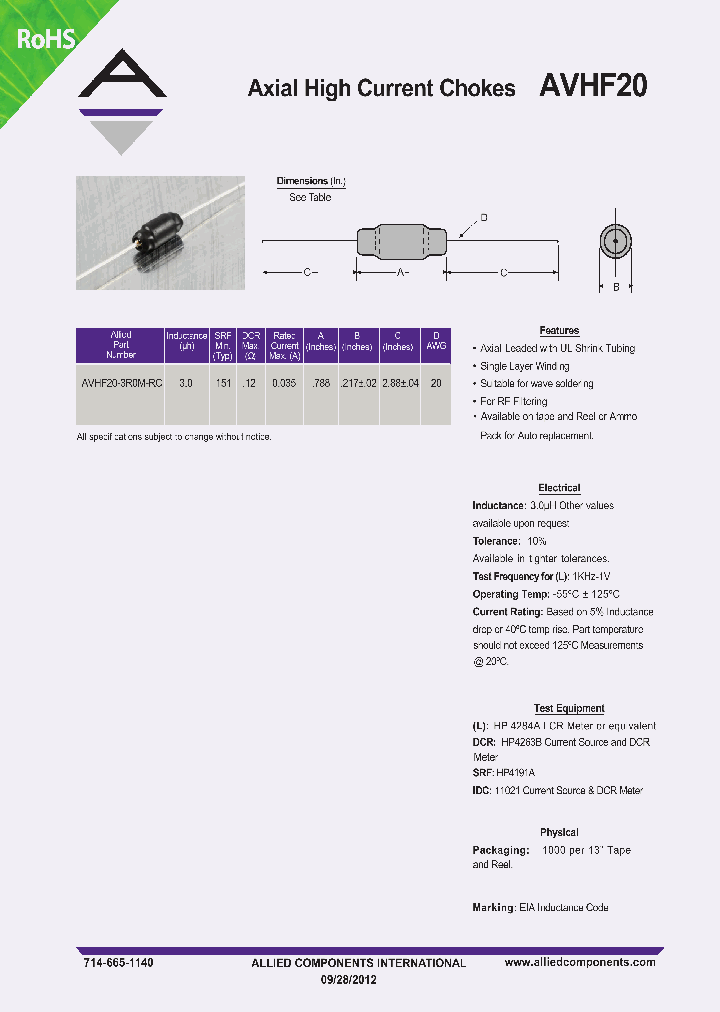 AVHF20_8640045.PDF Datasheet