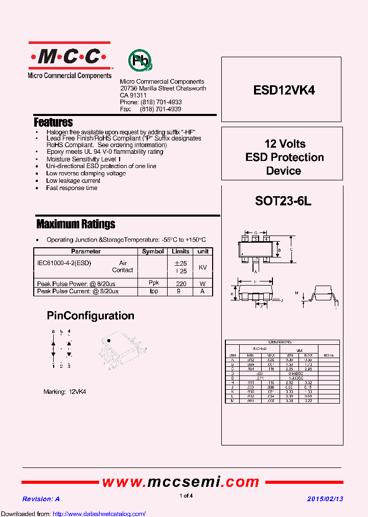 ESD12VK4_8641956.PDF Datasheet