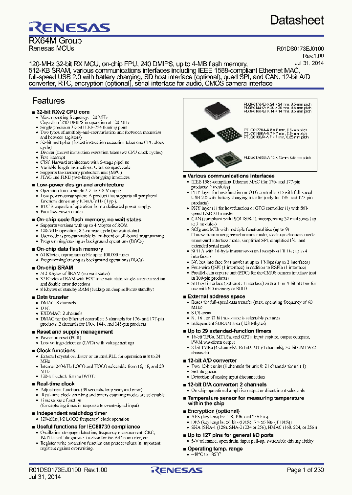 RX64M-15_8646570.PDF Datasheet