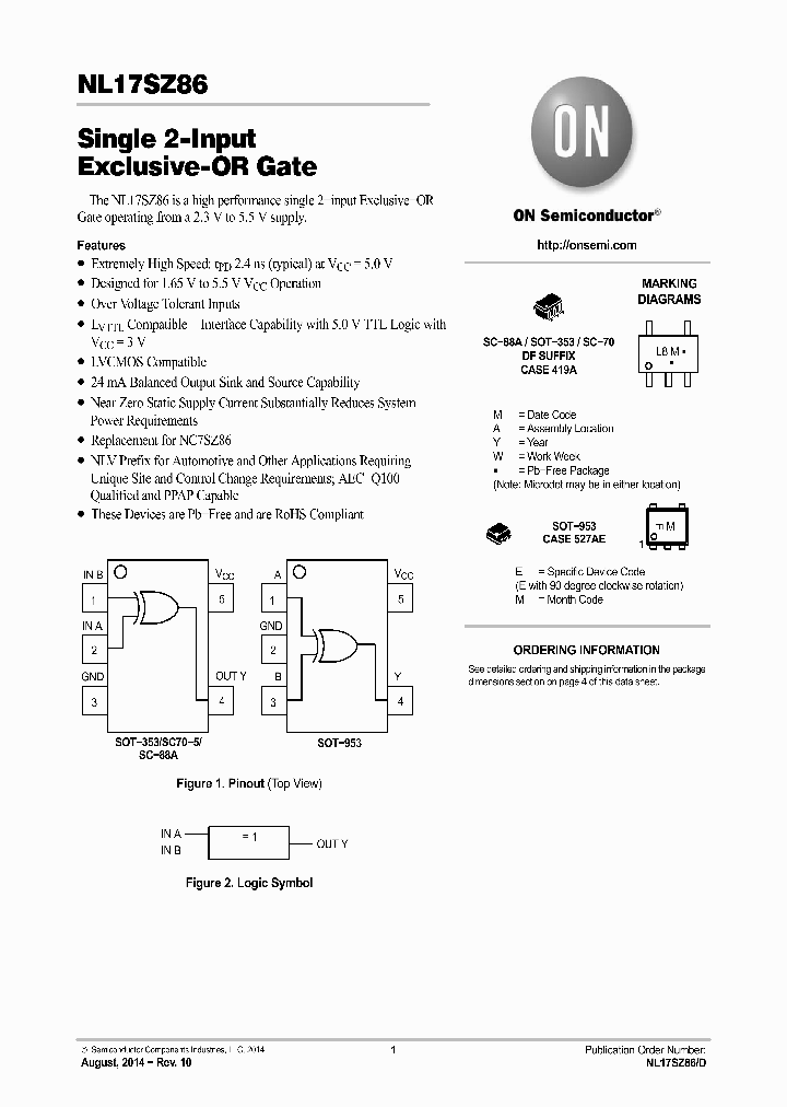 NLV17SZ86DFT2G_8647756.PDF Datasheet