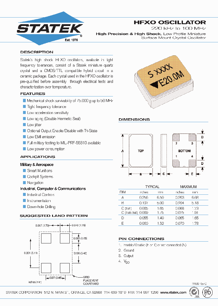 HFXO_8647996.PDF Datasheet