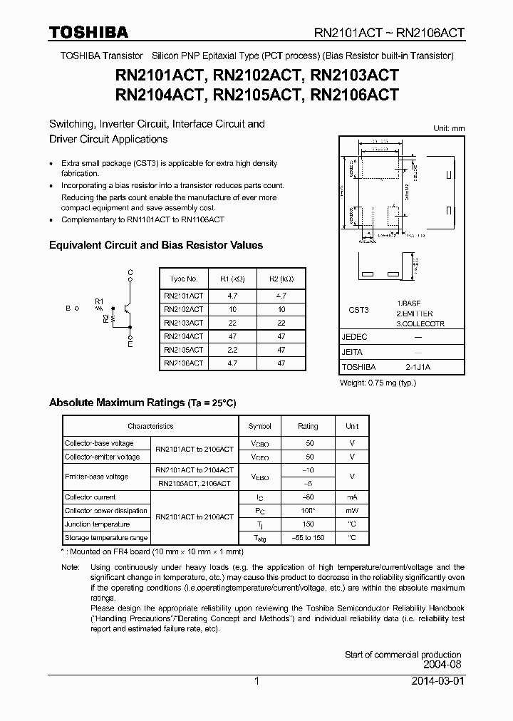 RN2101ACT_8647884.PDF Datasheet
