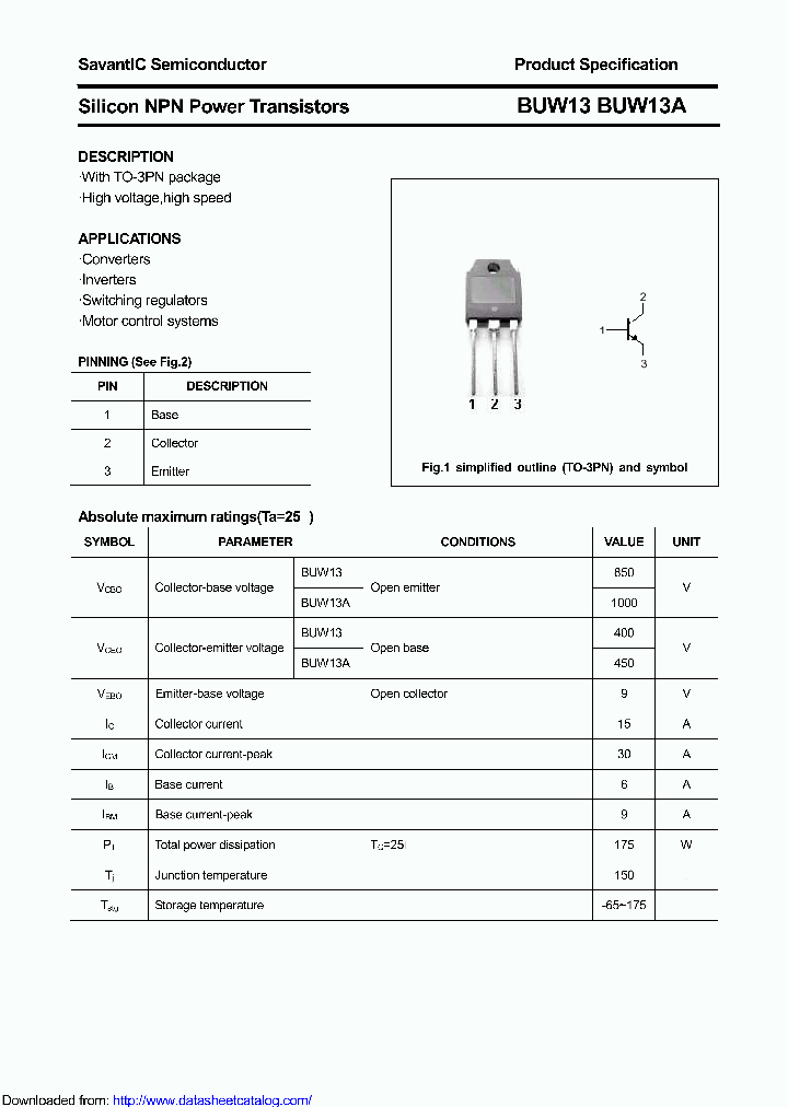 BUW13_8649826.PDF Datasheet