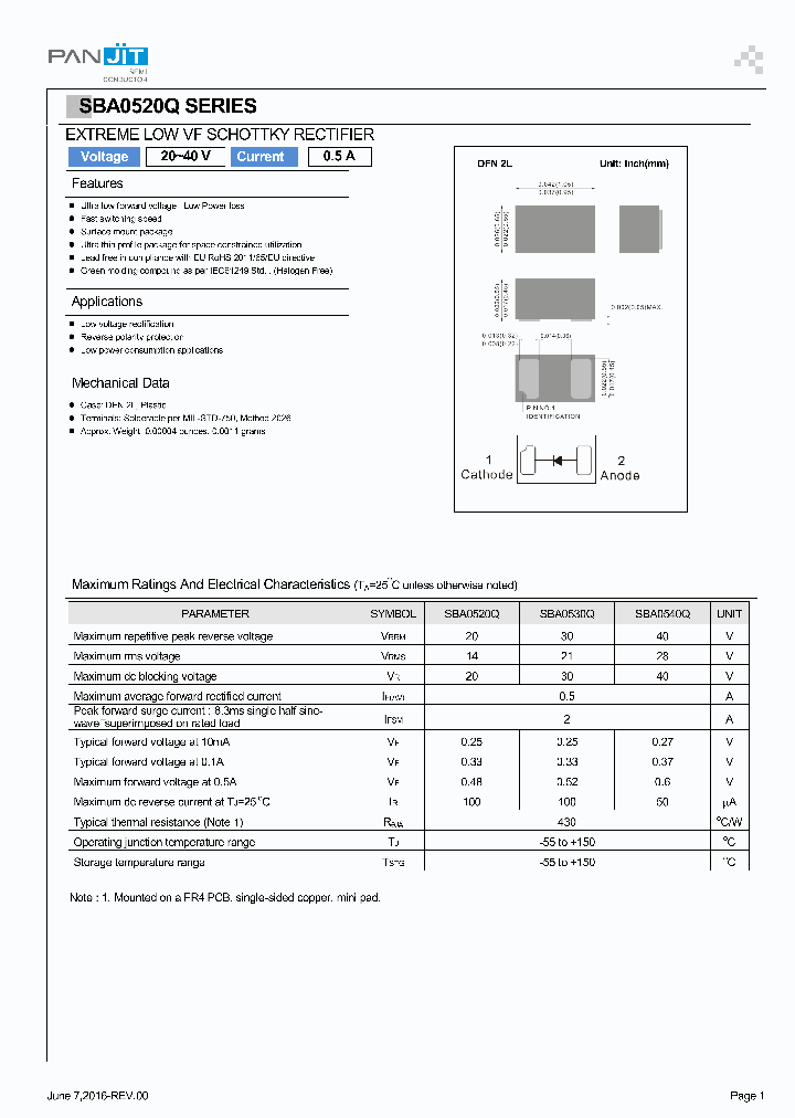 SBA0520Q_8650227.PDF Datasheet