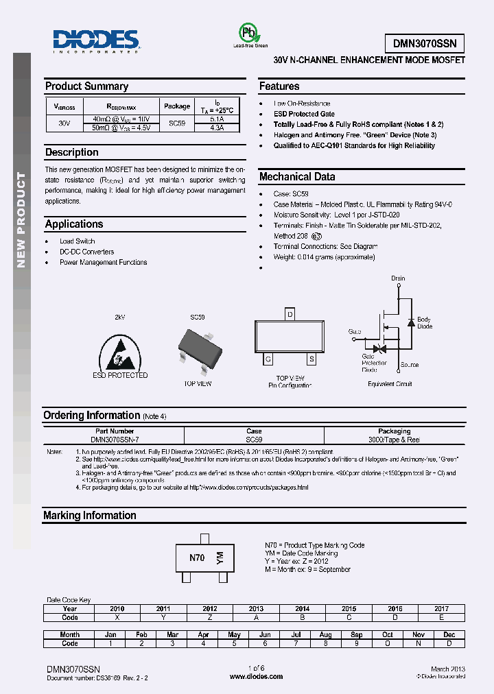 DMN3070SSN-15_8650958.PDF Datasheet
