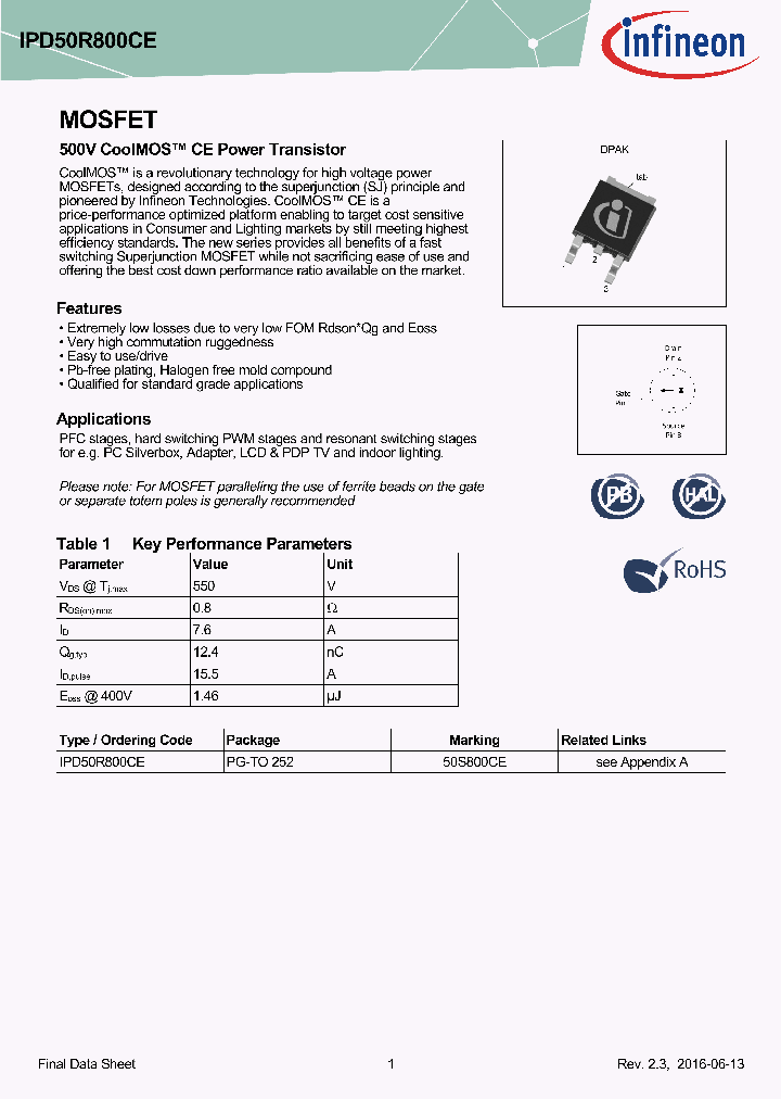 IPD50R800CE-16_8651231.PDF Datasheet