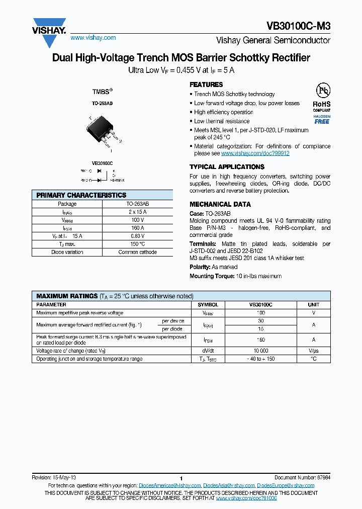 VB30100C-M3-15_8652609.PDF Datasheet