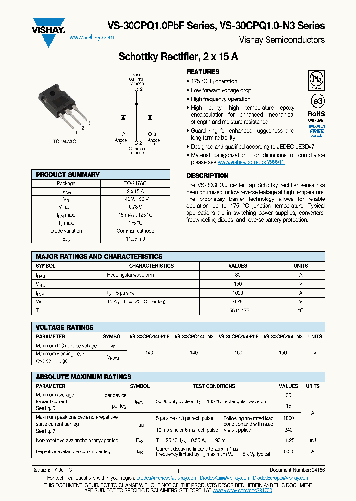 VS-30CPQ150PBF_8653998.PDF Datasheet