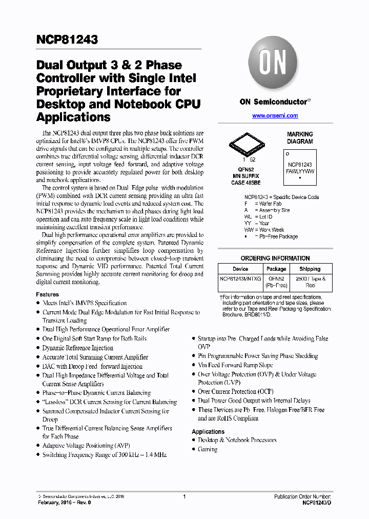 NCP81243MNTXG_8654399.PDF Datasheet