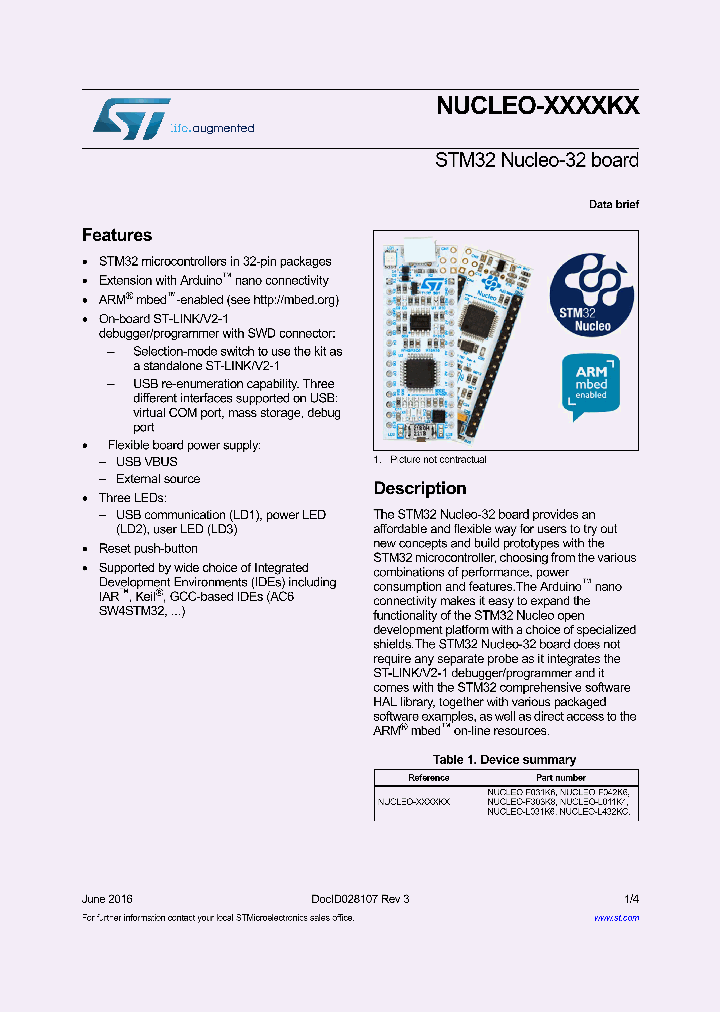 NUCLEO-F042K6_8656362.PDF Datasheet