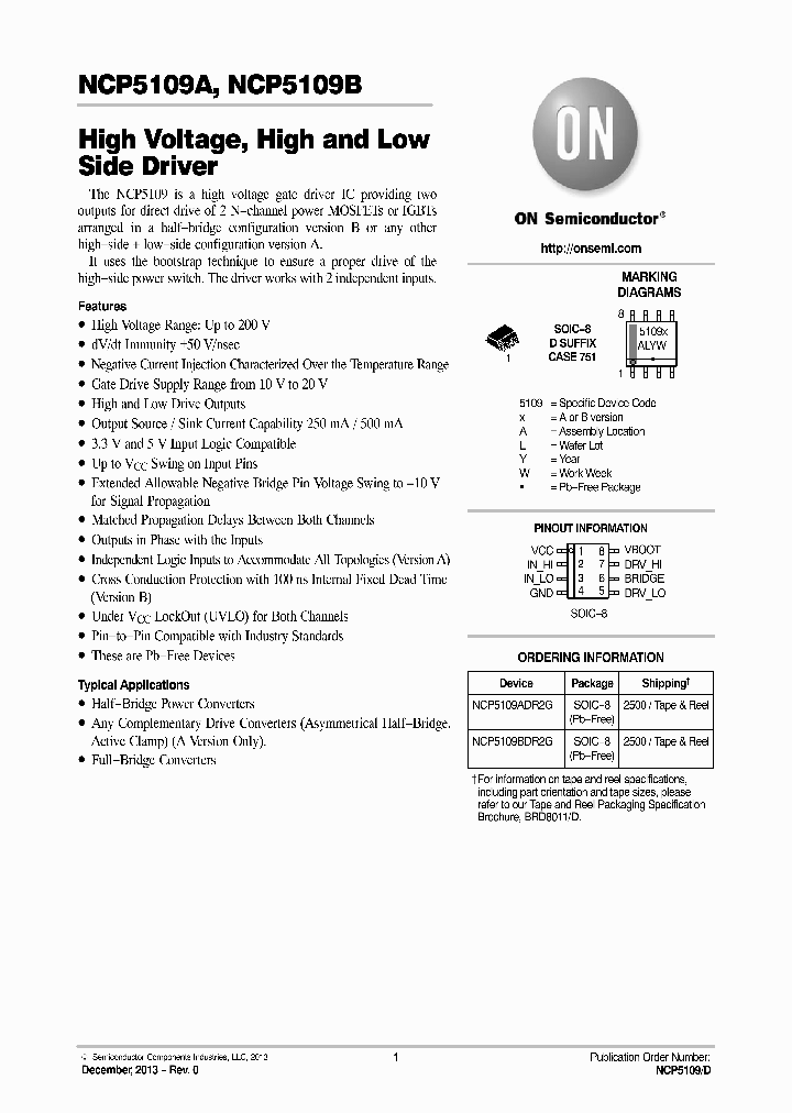 NCP5109ADR2G_8657361.PDF Datasheet