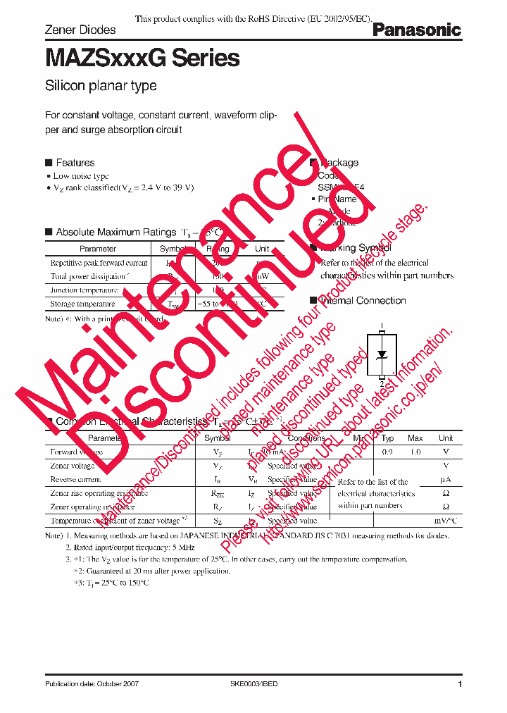 MAZS033G_8658817.PDF Datasheet
