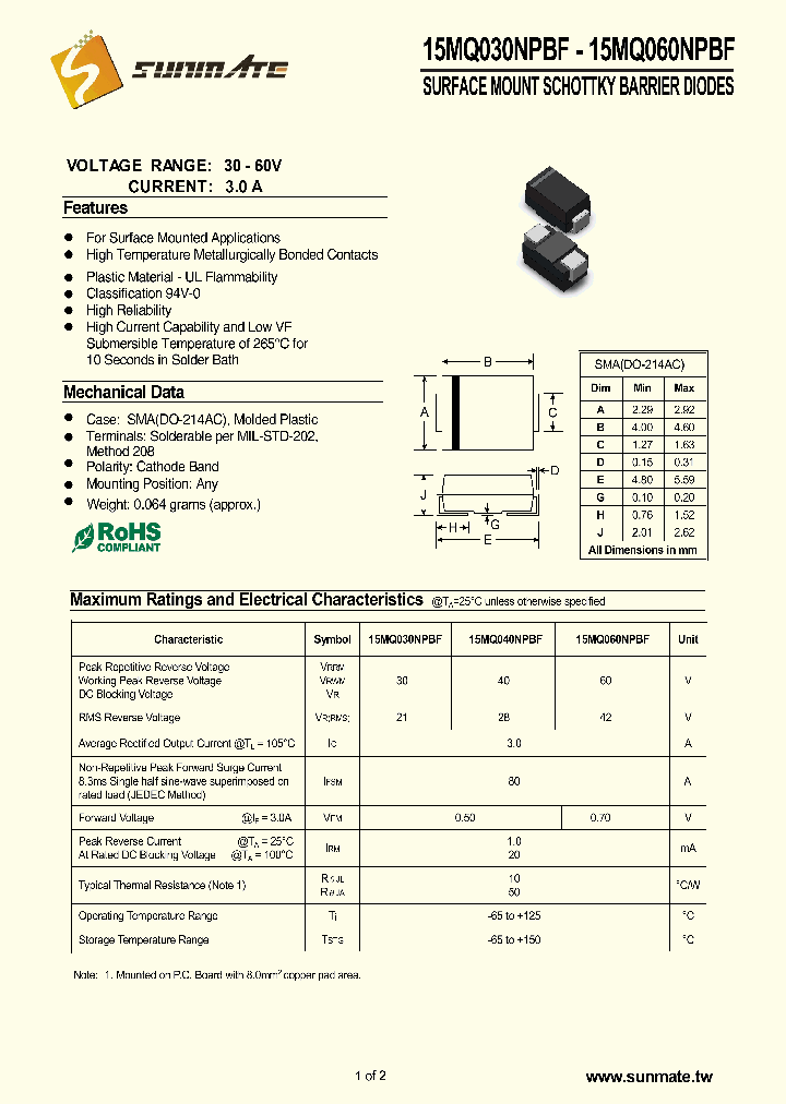 15MQ030NPBF_8658921.PDF Datasheet