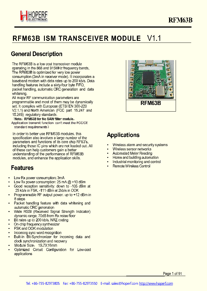 RFM63B_8659415.PDF Datasheet