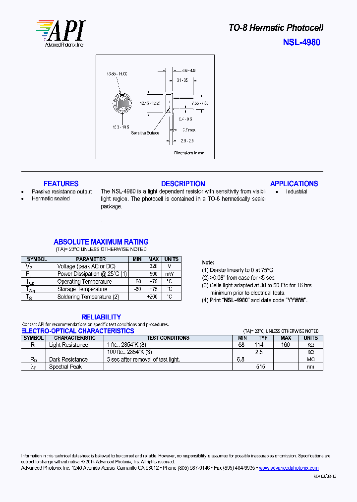 NSL-4980_8659818.PDF Datasheet