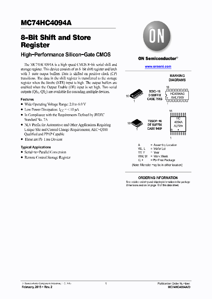 MC74HC4094ADTG_8659743.PDF Datasheet