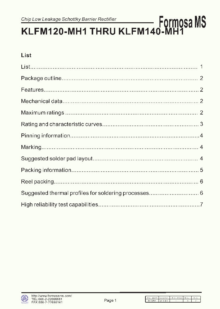 KLFM140-MH1_8660981.PDF Datasheet