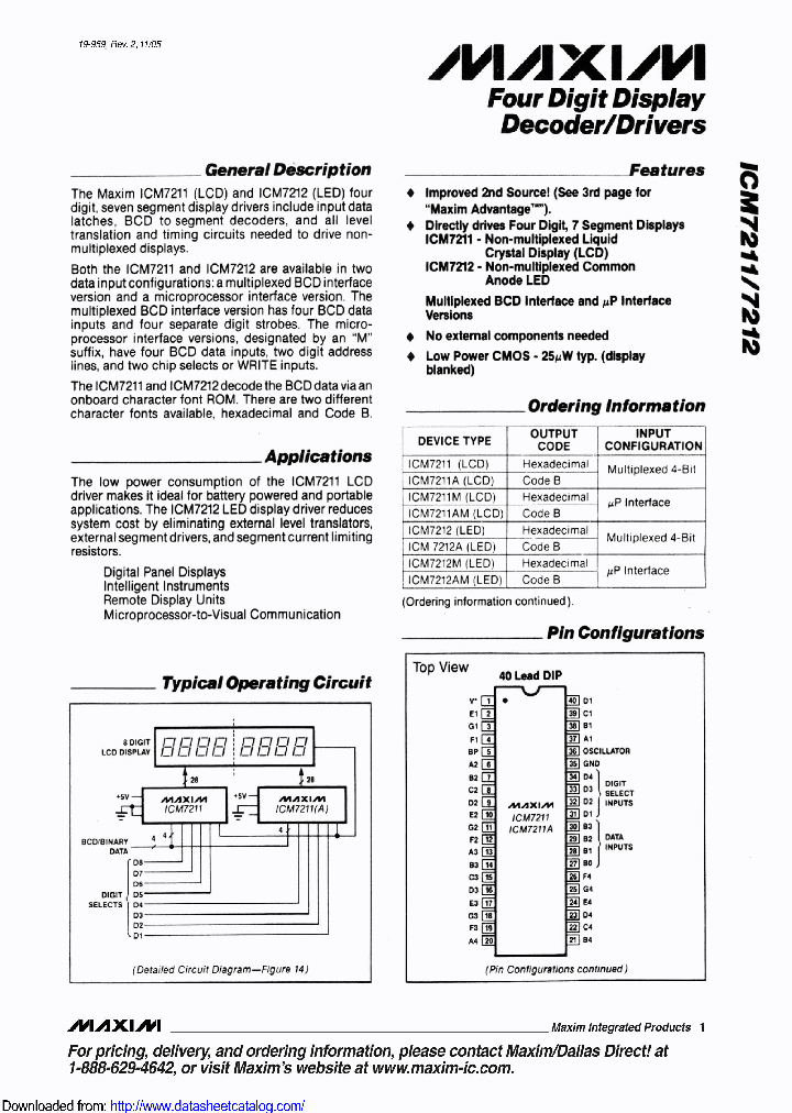 ICM7211IQHD_8661229.PDF Datasheet