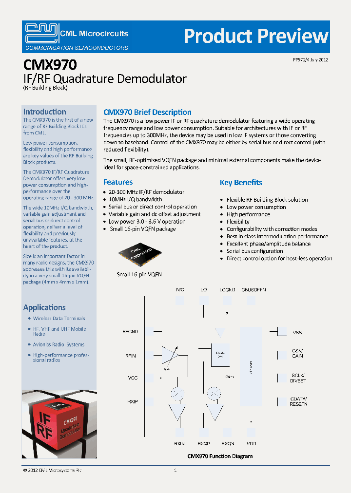 CMX970_8662389.PDF Datasheet