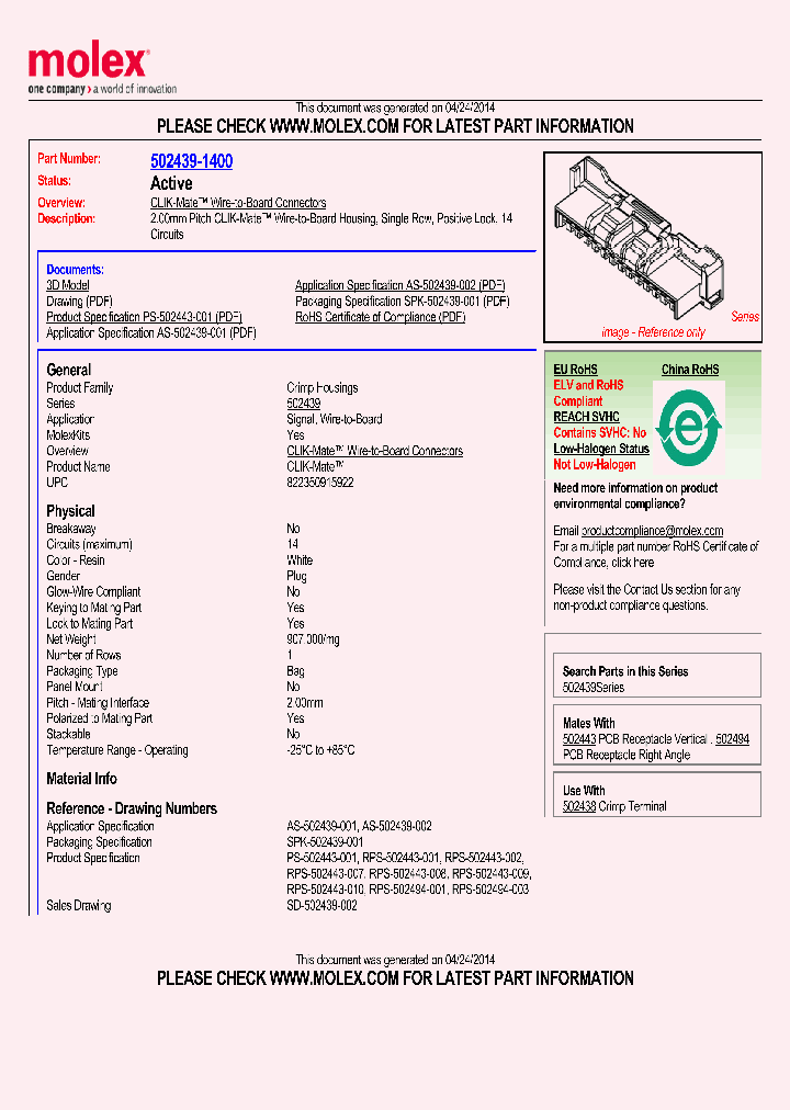 502439-1400_8663397.PDF Datasheet