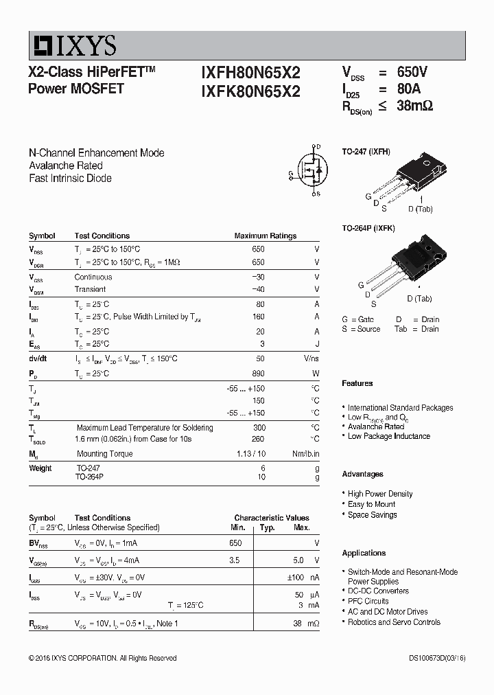 IXFK80N65X2_8664074.PDF Datasheet