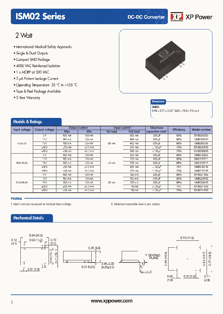 ISM0205D15_8664347.PDF Datasheet