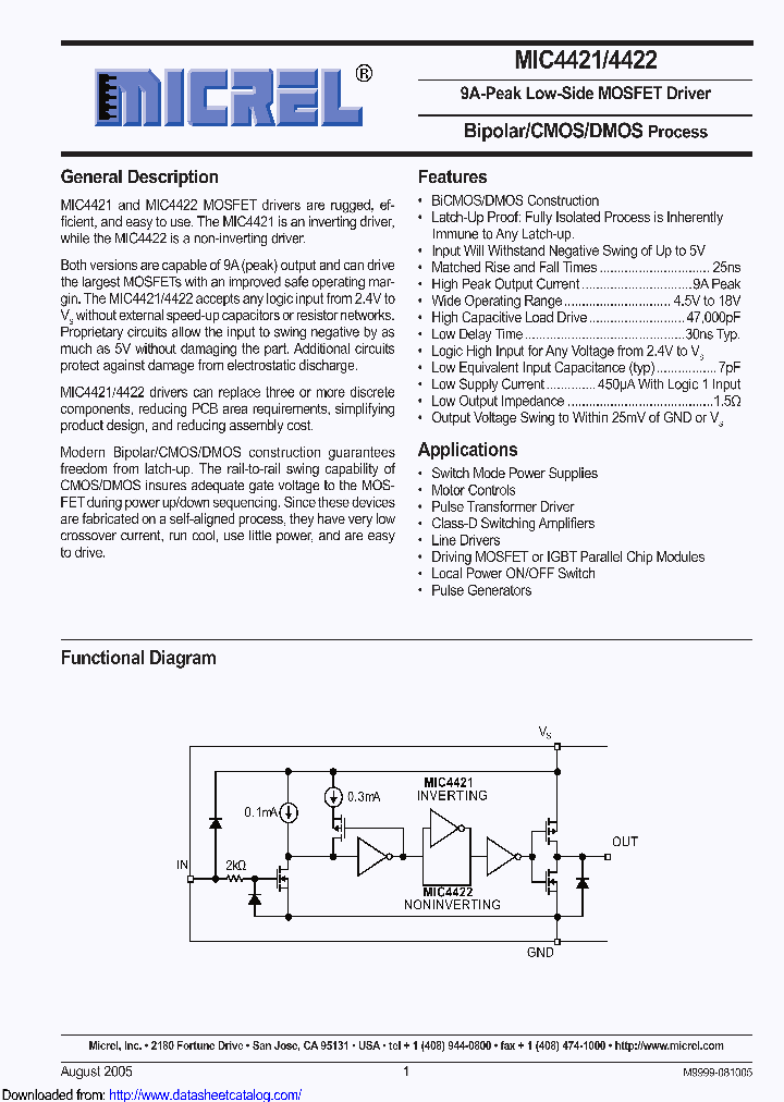 MIC4422AZN_8664269.PDF Datasheet