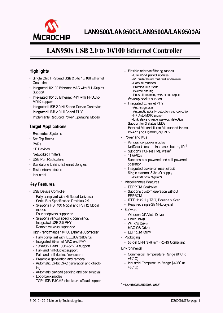 LAN9500I_8665168.PDF Datasheet