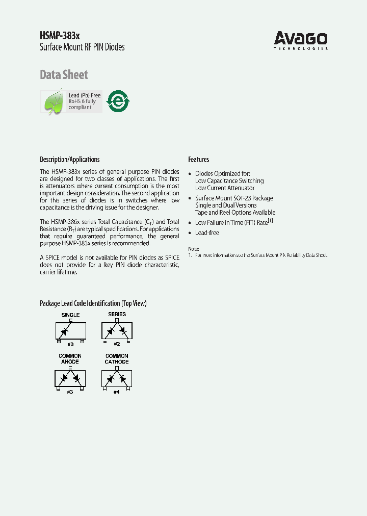 HSMP-3834-TR2G_8665700.PDF Datasheet