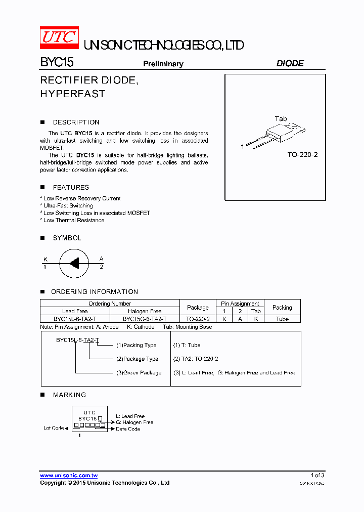 BYC15_8666183.PDF Datasheet