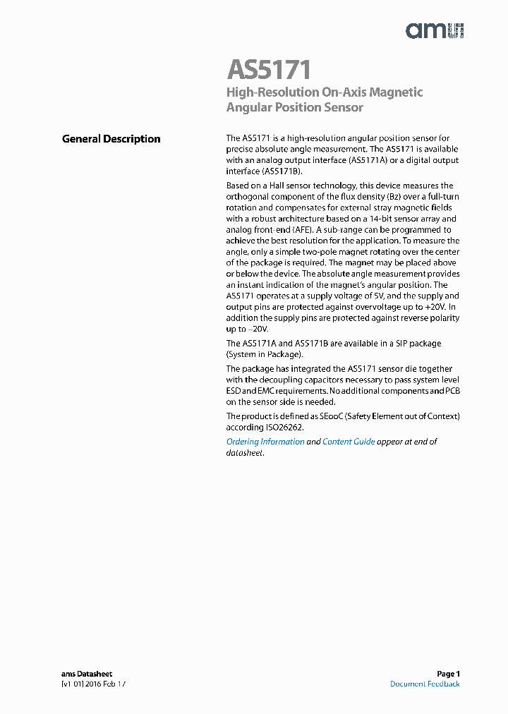 AS5171_8666365.PDF Datasheet