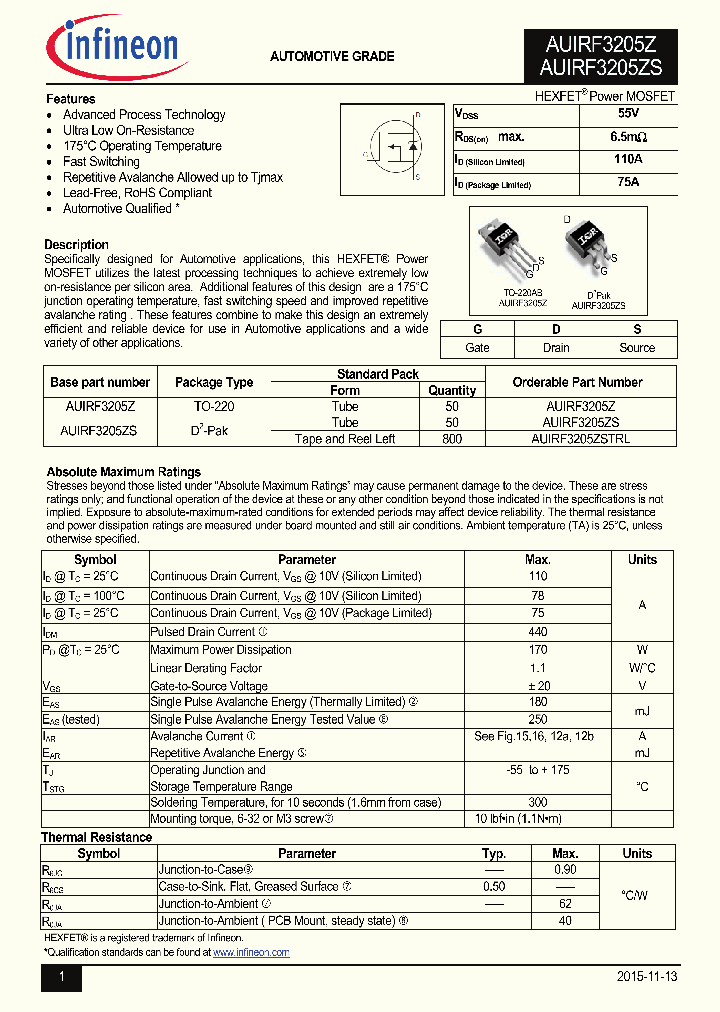 AUIRF3205ZSTRL_8666545.PDF Datasheet