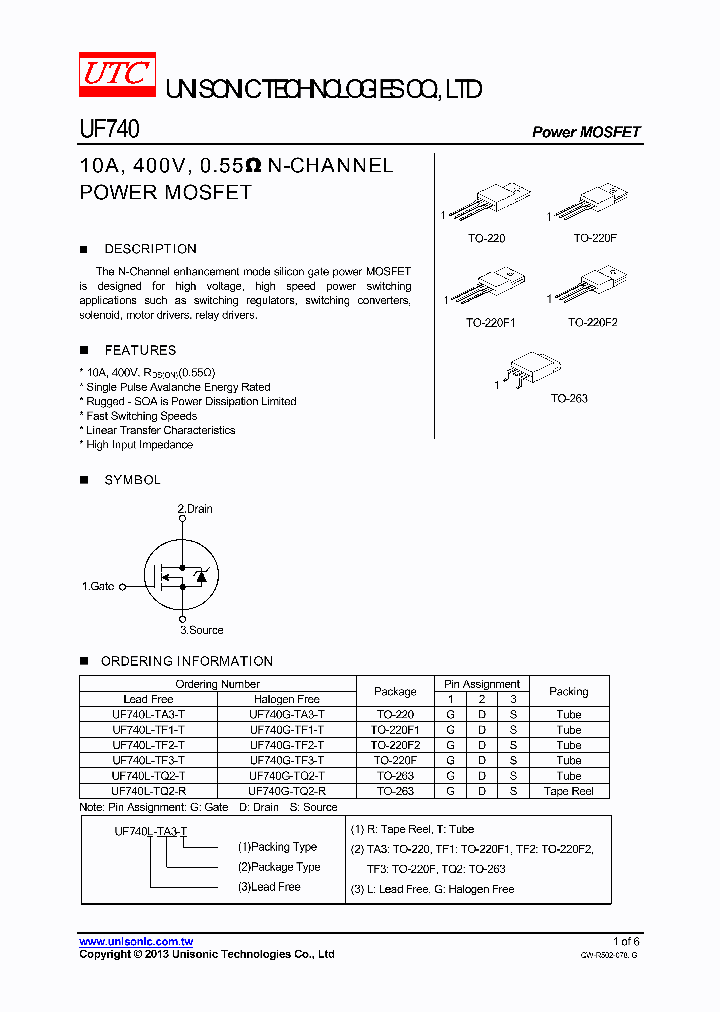 UF740L-TQ2-T_8668375.PDF Datasheet