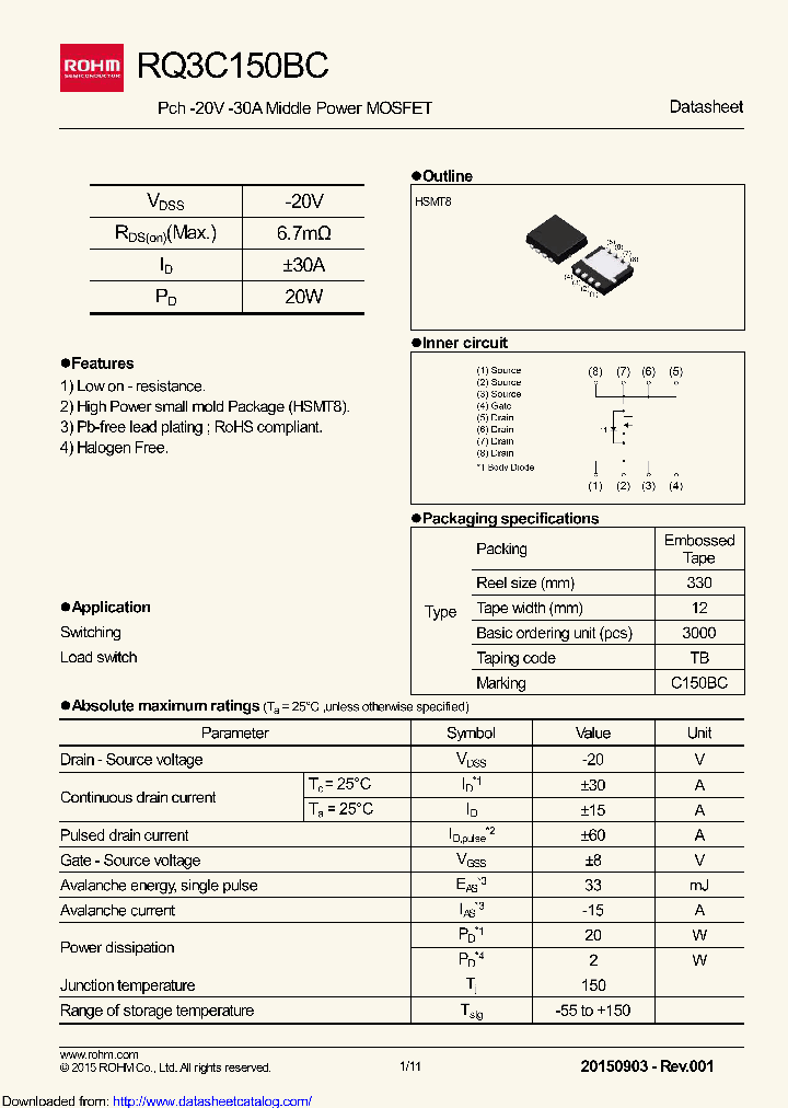 RQ3C150BCTB_8668330.PDF Datasheet