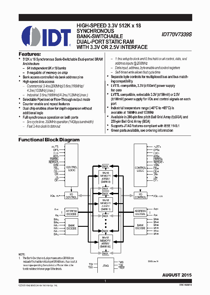 IDT70V7339S_8669500.PDF Datasheet
