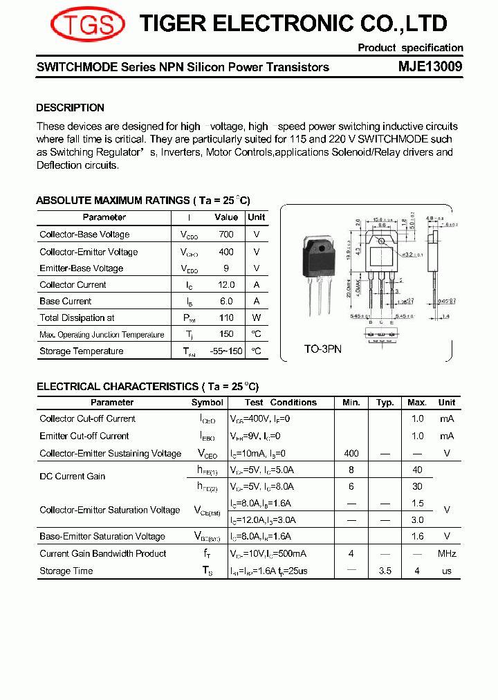 MJE13009_8670006.PDF Datasheet