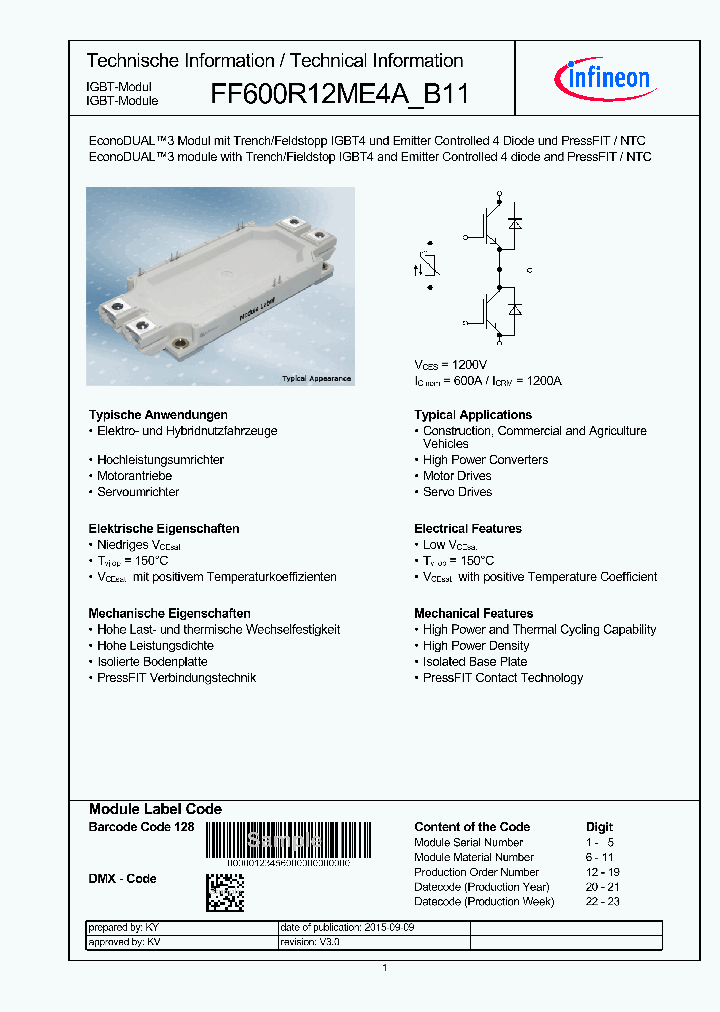 FF600R12ME4A-B11_8673630.PDF Datasheet