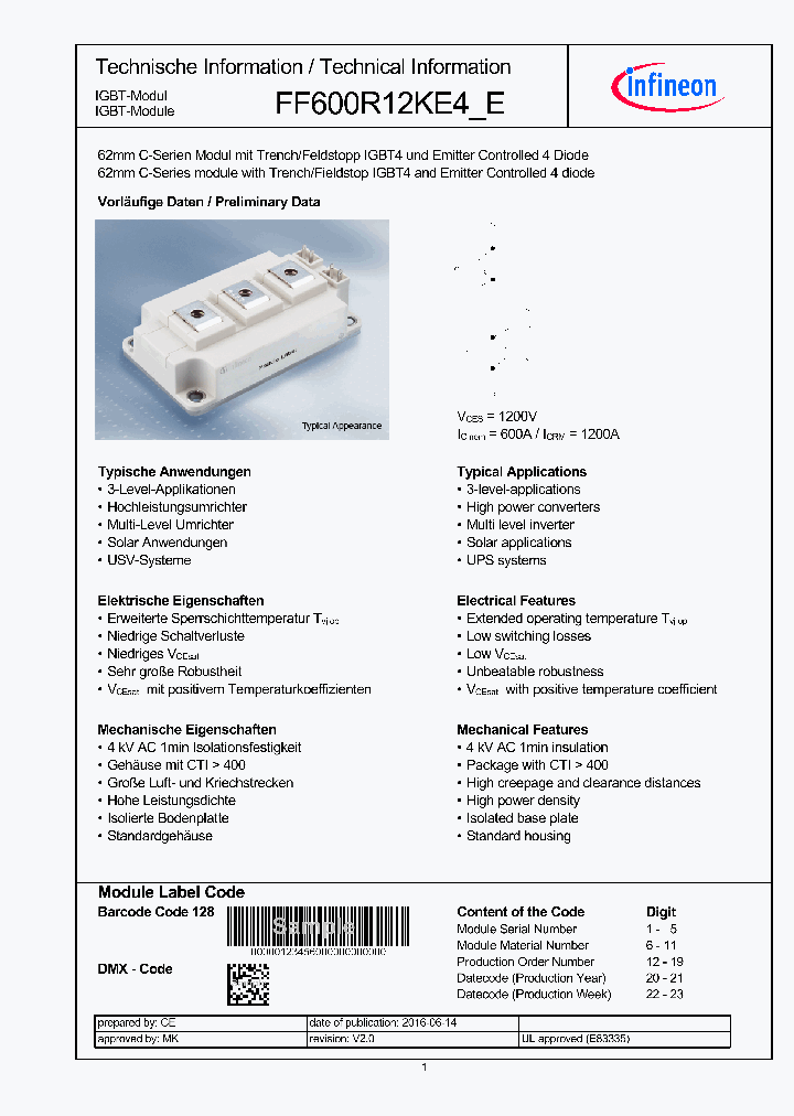 FF600R12KE4-E_8673629.PDF Datasheet